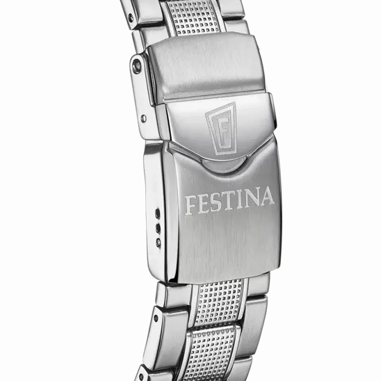 Festina Men's Sophisticated Stainless Steel Watch F20669/4 - BlueThe Originals Series