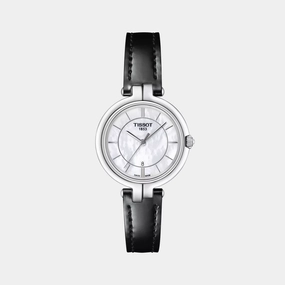 Flamingo T-Lady Women Analog White Mother-Of-Pearl Dial Quartz Leather Watch T0942101611100 women watches best women watches affordable women's watches branded women watches