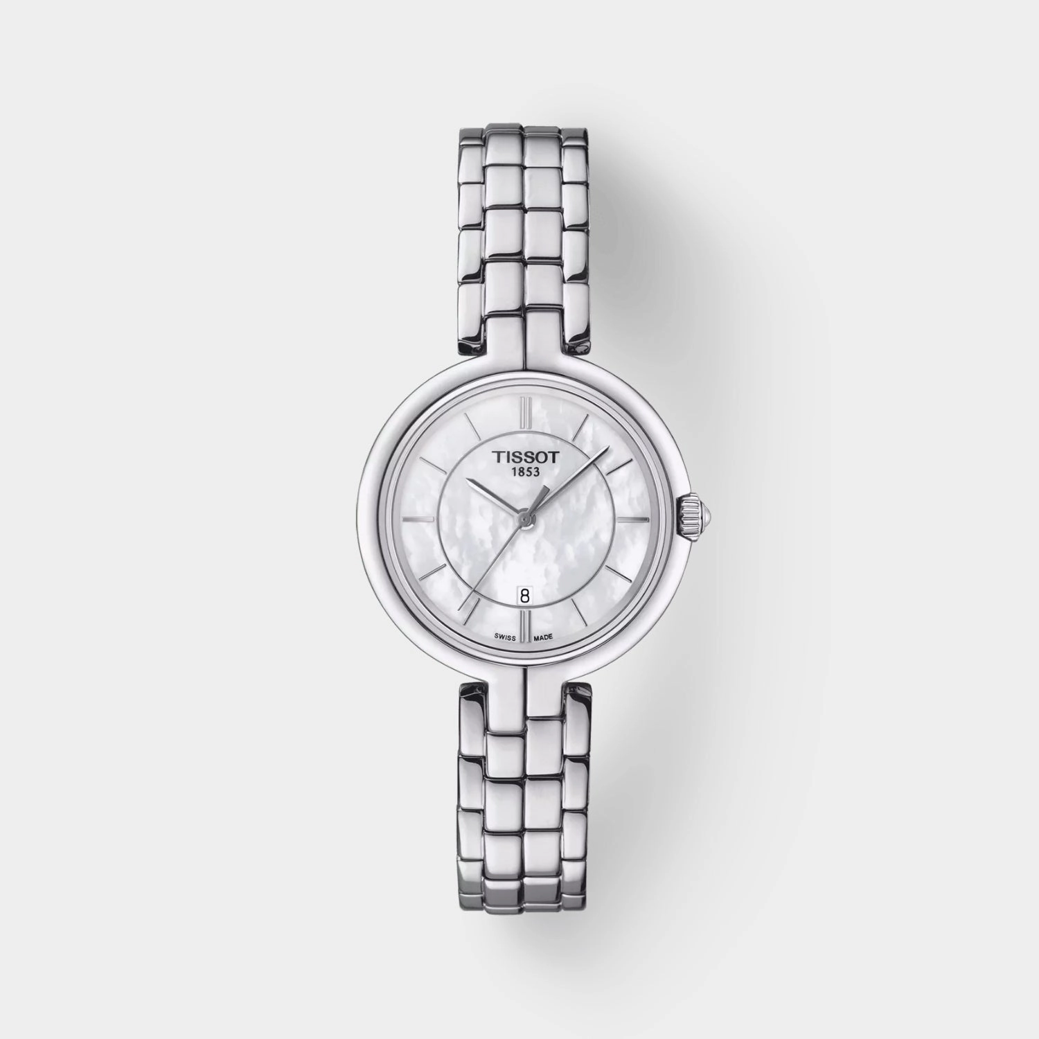 Flamingo Women Quartz Mother Of Pearl Dial Analog Stainless Steel Watch T0942101111100 budget    watches    watches classic