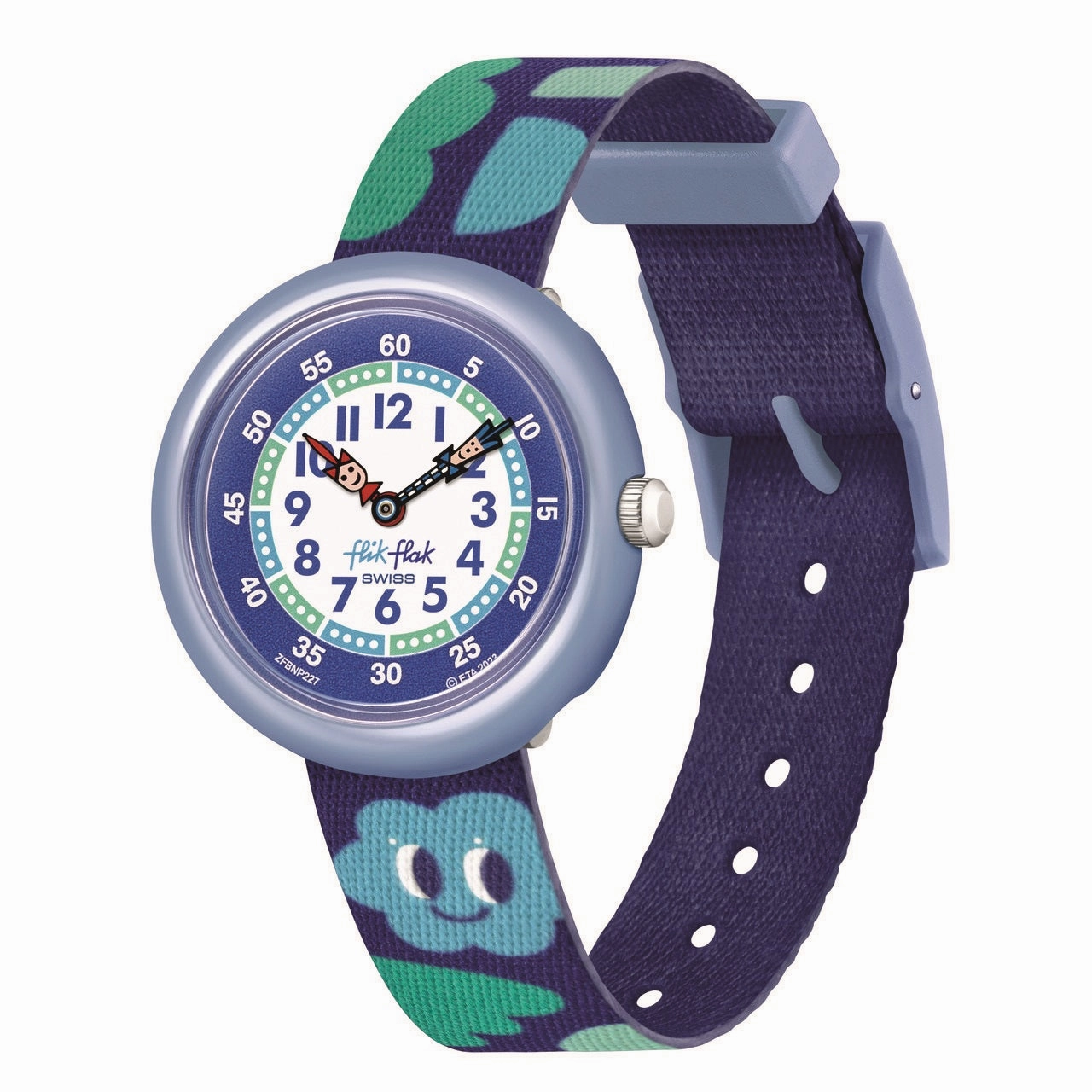 Flik Flak Smiling Clouds Kids Watch FBNP227 