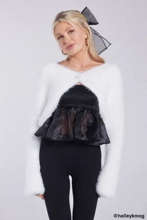 Forever 21 Women's Organza Peplum Cami Black Forever 21