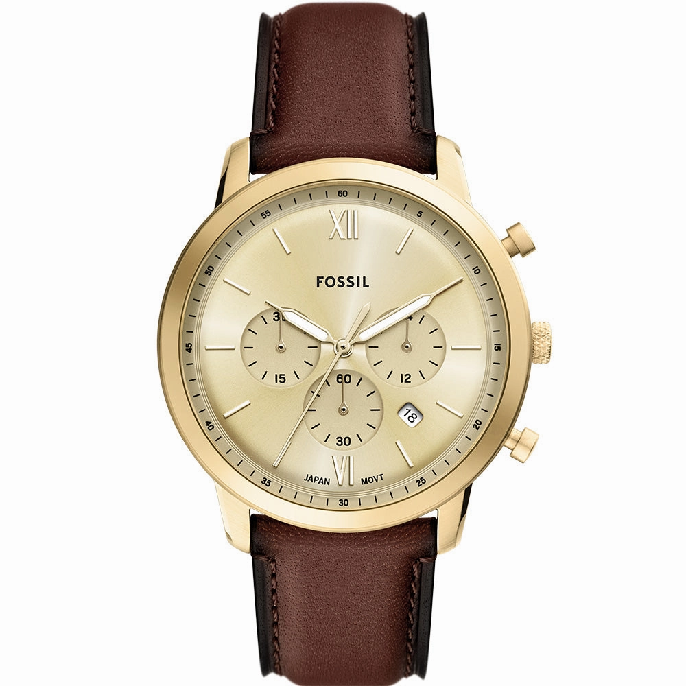 Fossil Neutra FS6113 Chronograph Affordable Leather Watch Leather Watch Discount