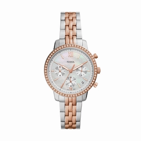 Fossil Neutra Rose Gold Two Tone Stainless Steel Watch ES5279,quartz watch, quartz watches for men, quartz watches for women, best quartz watch, minimalist quartz watch, luxury quartz watch, waterproof quartz watch,analog quartz watch, digital quartz watch