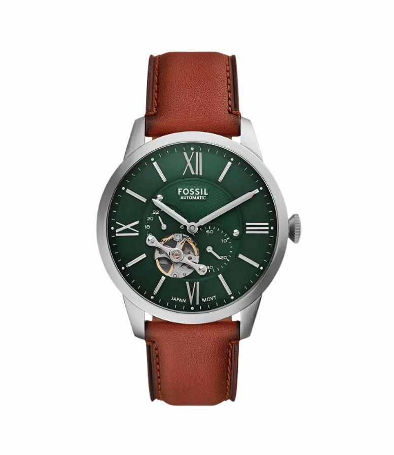 Fossil Townsman Multifunction Brown Leather Watch ME3265,quartz watch, quartz watches for men, quartz watches for women, best quartz watch, minimalist quartz watch, luxury quartz watch, waterproof quartz watch,analog quartz watch, digital quartz watch,affo