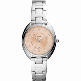 Fossil Women's Watch - Gabby Quartz Rose Gold Tone Dial Silver Bracelet | ES5146 Luxury Quartz Watch Quartz Watch Sale