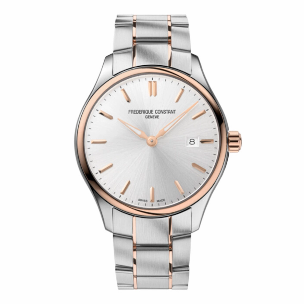Frederique Classics Quartz Two-Tone Mens Watch FC-220SS5B2B 
