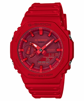 G-Shock    Red Carbon Core Guard GA2100-4A 