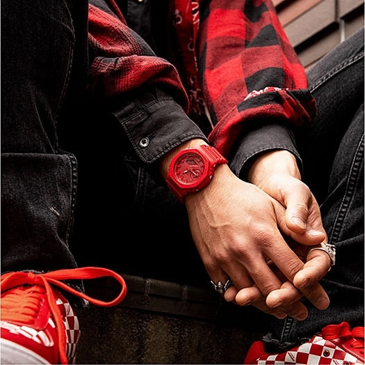 G-Shock    Red Carbon Core Guard GA2100-4A