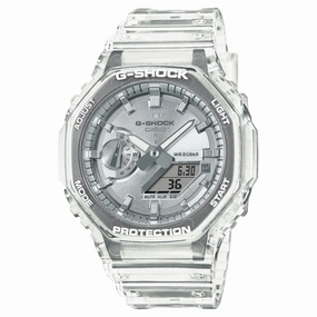 G-Shock Analog Digital Grey Dial Transparent Resin Band GA2100BM-7A8 