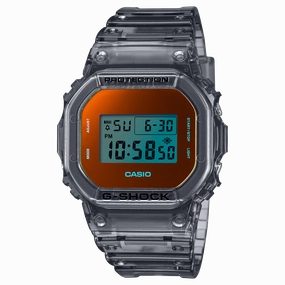 G-Shock Analog Digital Transparent Resin Band Watch DW5600TLS-8D 