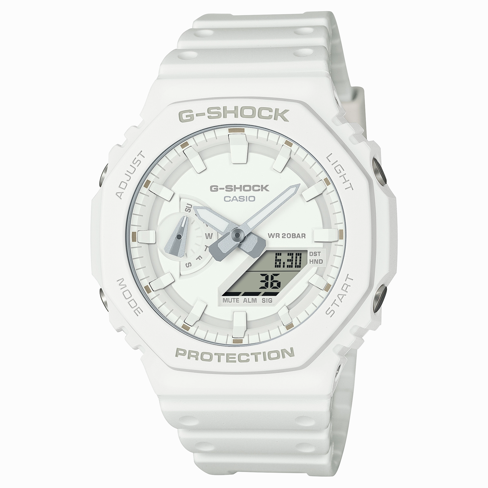 G-Shock CasiOak All White Watch GA2100-7A7,quartz watch, quartz watches for men, quartz watches for women, best quartz watch, minimalist quartz watch, luxury quartz watch, waterproof quartz watch,analog quartz watch, digital quartz watch,affordable quartz 