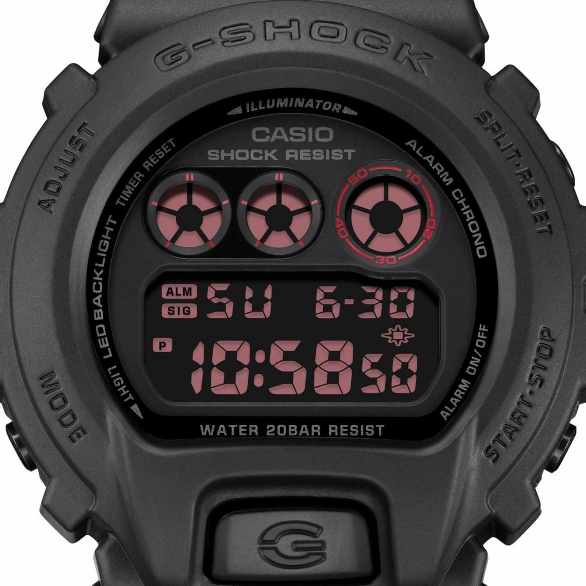G-Shock Digital Black Resin Band Watch DW6900UMS-1D