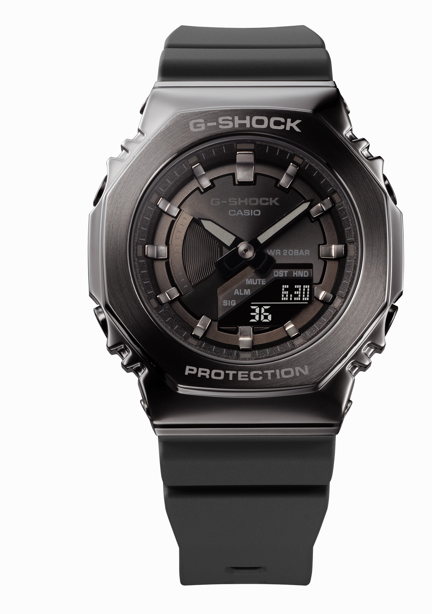 G-Shock Digital Black Resin Band Watch GMS2100B-8A