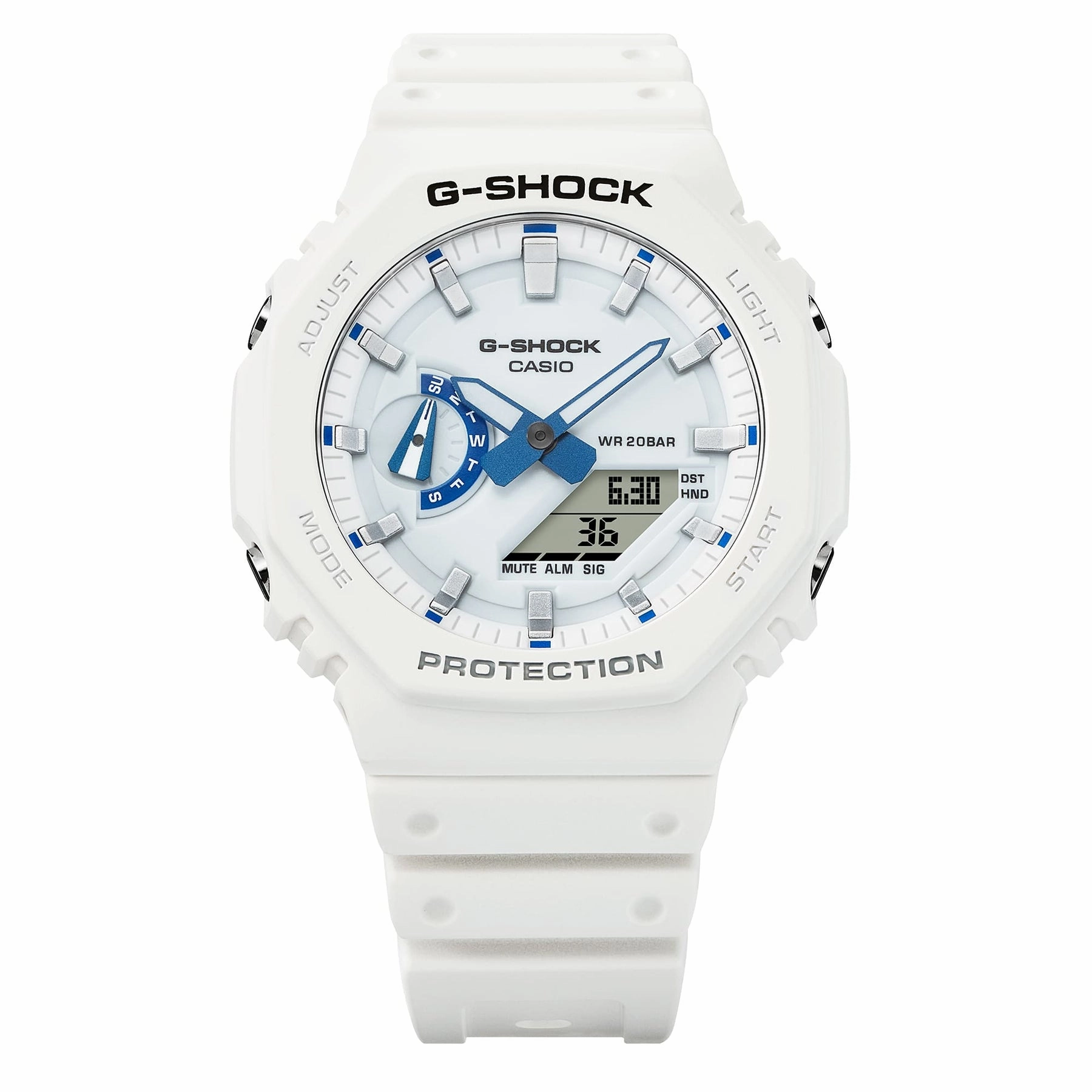 G-Shock Duo Sea of Star Glow White Resin Band Watch GA2100HDS-7A