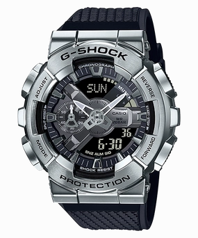 G-Shock DUO Stainless Steel Men's Chronograph Watch GM110-1A,quartz watch, quartz watches for men, quartz watches for women, best quartz watch, minimalist quartz watch, luxury quartz watch, waterproof quartz watch,analog quartz watch, digital quartz watch