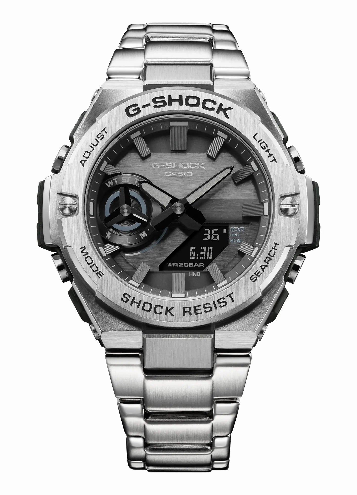 G-Shock G-Steel Solar Stainless Steel Band Watch GSTB500D-1A1 