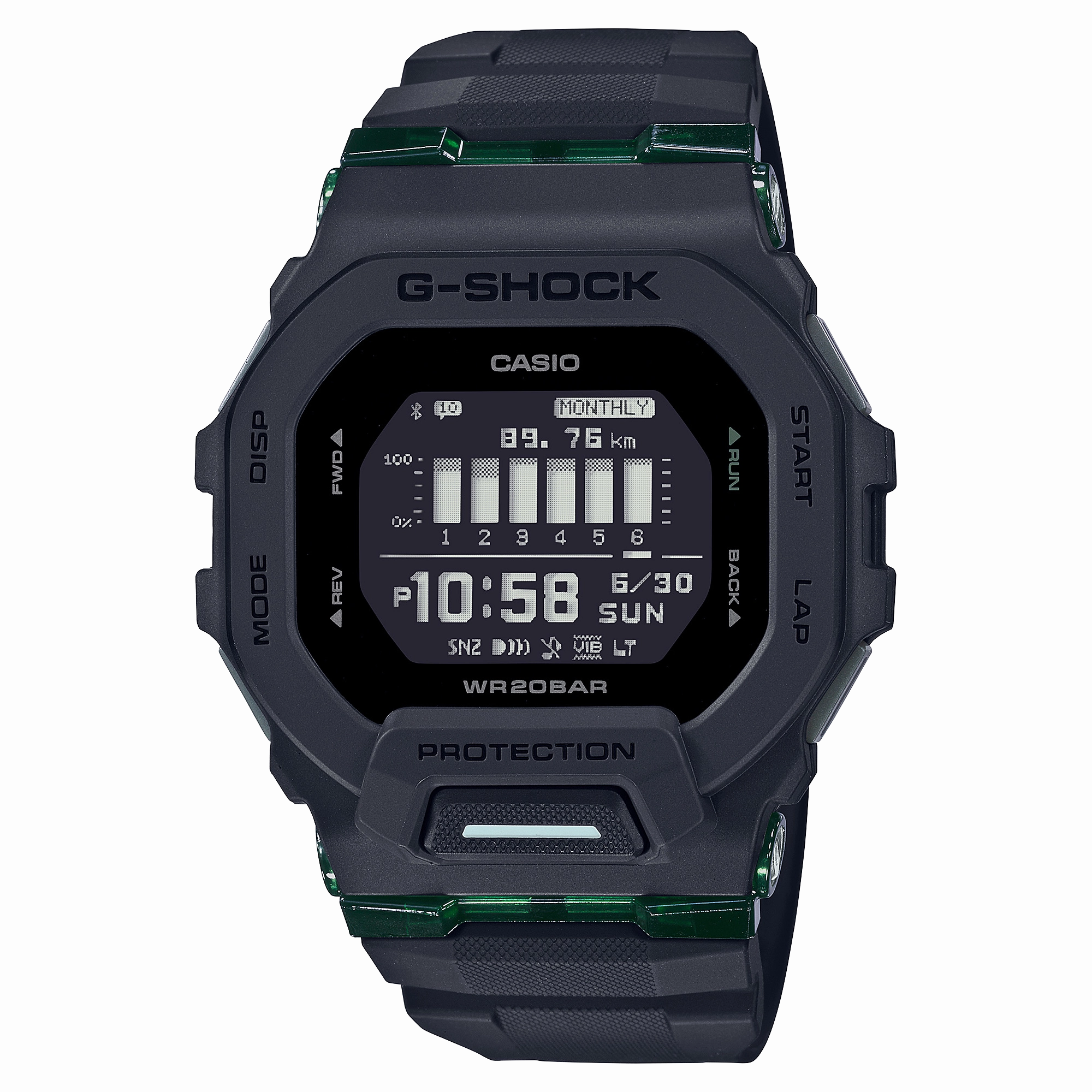 G-Shock GBD-200 Series Black Resin Strap Mens Watch GBD200UU-1D,quartz watch, quartz watches for men, quartz watches for women, best quartz watch, minimalist quartz watch, luxury quartz watch, waterproof quartz watch,analog quartz watch, digital quartz wat