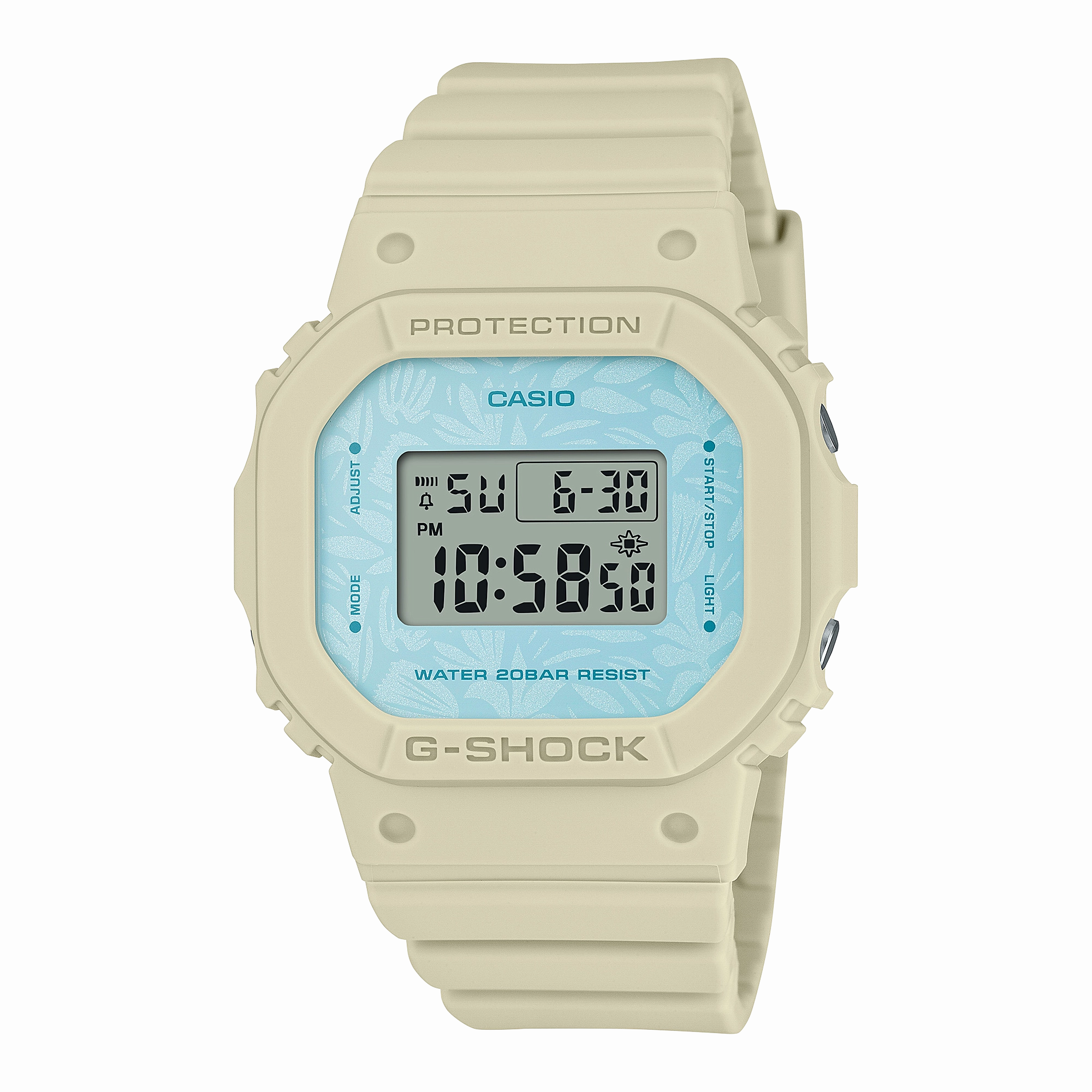 G-Shock Mid Digital Beige Resin Band Watch GMDS5600NC-9D 