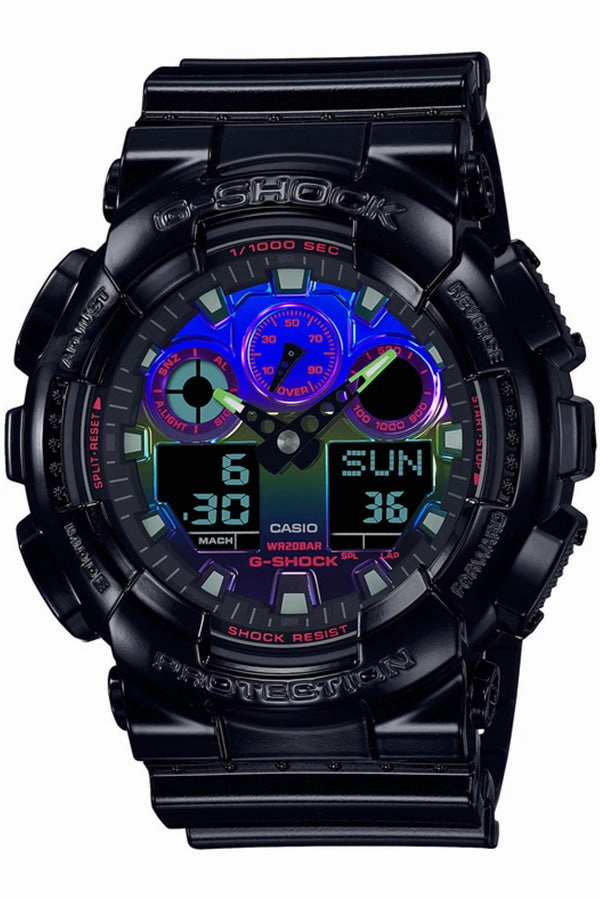 G-Shock RGB Gamers Collection GA100RGB-1A,quartz watch, quartz watches for men, quartz watches for women, best quartz watch, minimalist quartz watch, luxury quartz watch, waterproof quartz watch,analog quartz watch, digital quartz watch,affordable quartz w