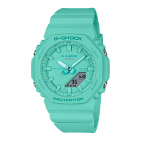 G-Shock Turquoise Resin Band Turquoise Dial Watch GMAP2100-2A 
