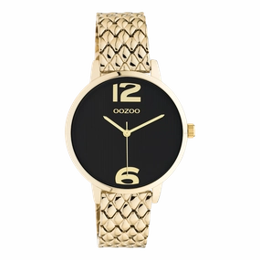 Gold coloured OOZOO watch with stainless steel bracelet - C11023,seiko watches,couple watches,watches designer,watches discount,women watches,best women watches,high end women's watches,high quality women's watches