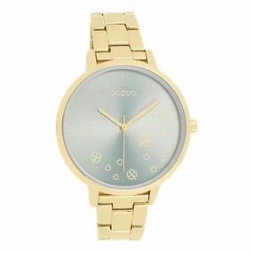 Gold coloured OOZOO watch with stainless steel bracelet - C11123,seiko watches,couple watches,watches designer,watches discount,women watches,best women watches,high end women's watches,high quality women's watches