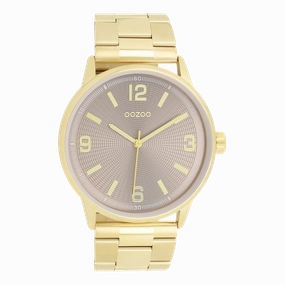 Gold coloured OOZOO watch with stainless steel bracelet - C11504,seiko watches,couple watches,watches designer,watches discount,women watches,best women watches,high end women's watches,high quality women's watches