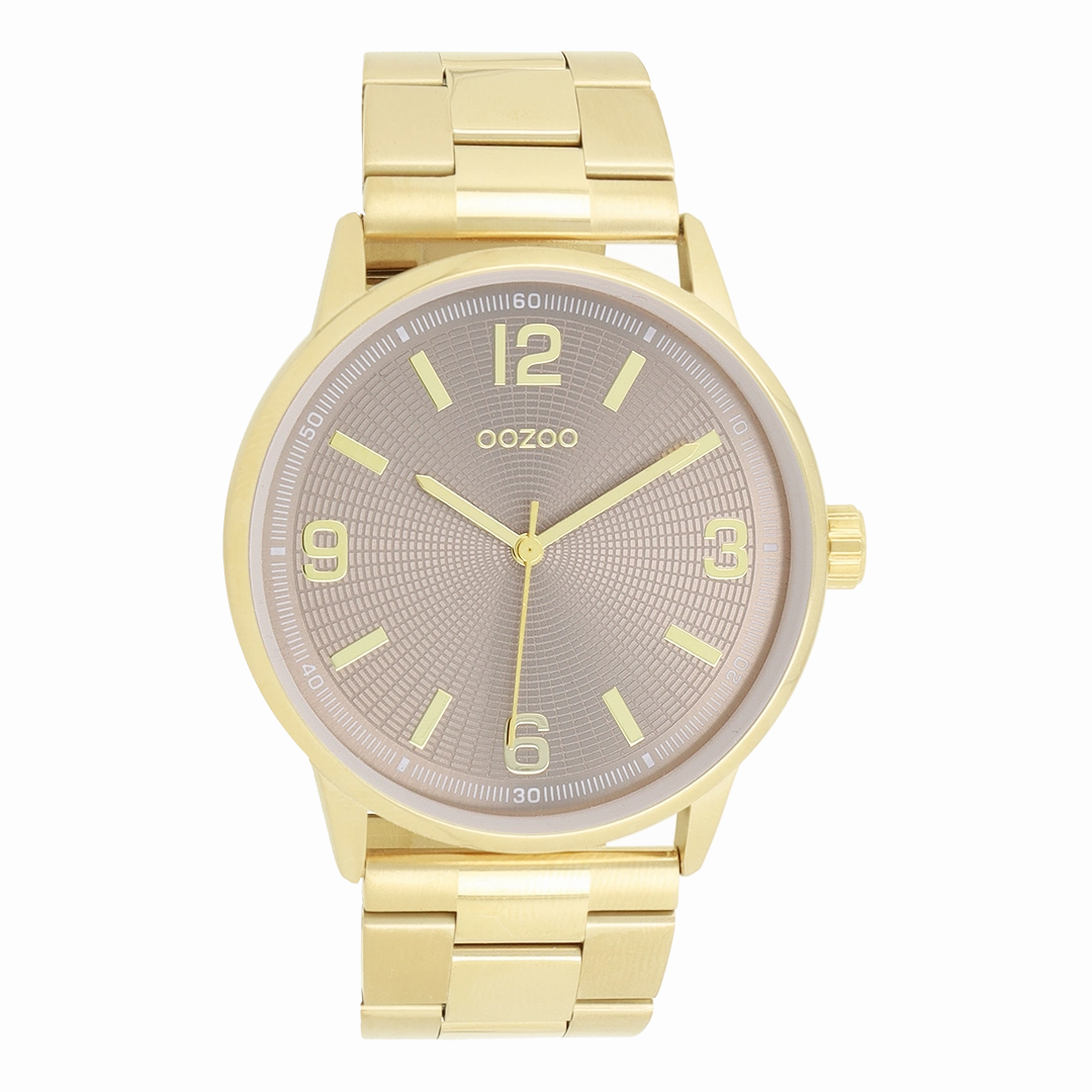 Gold coloured OOZOO watch with stainless steel bracelet - C11504,seiko watches,couple watches,watches designer,watches discount,women watches,best women watches,high end women's watches,high quality women's watches
