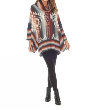 Grand Canyon Wide Poncho Sweater In California