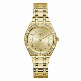GUESS Gold Cosmo Crystal Watch GW0033L2,quartz watch, quartz watches for men, quartz watches for women, best quartz watch, minimalist quartz watch, luxury quartz watch, waterproof quartz watch,analog quartz watch, digital quartz watch,affordable quartz wat
