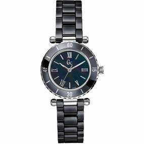 Guess Women's Watch - Mini Chic Quartz Black Mop Dial Black Bracelet | X70012L2S Luxury Quartz Watch Quartz Watch Sale