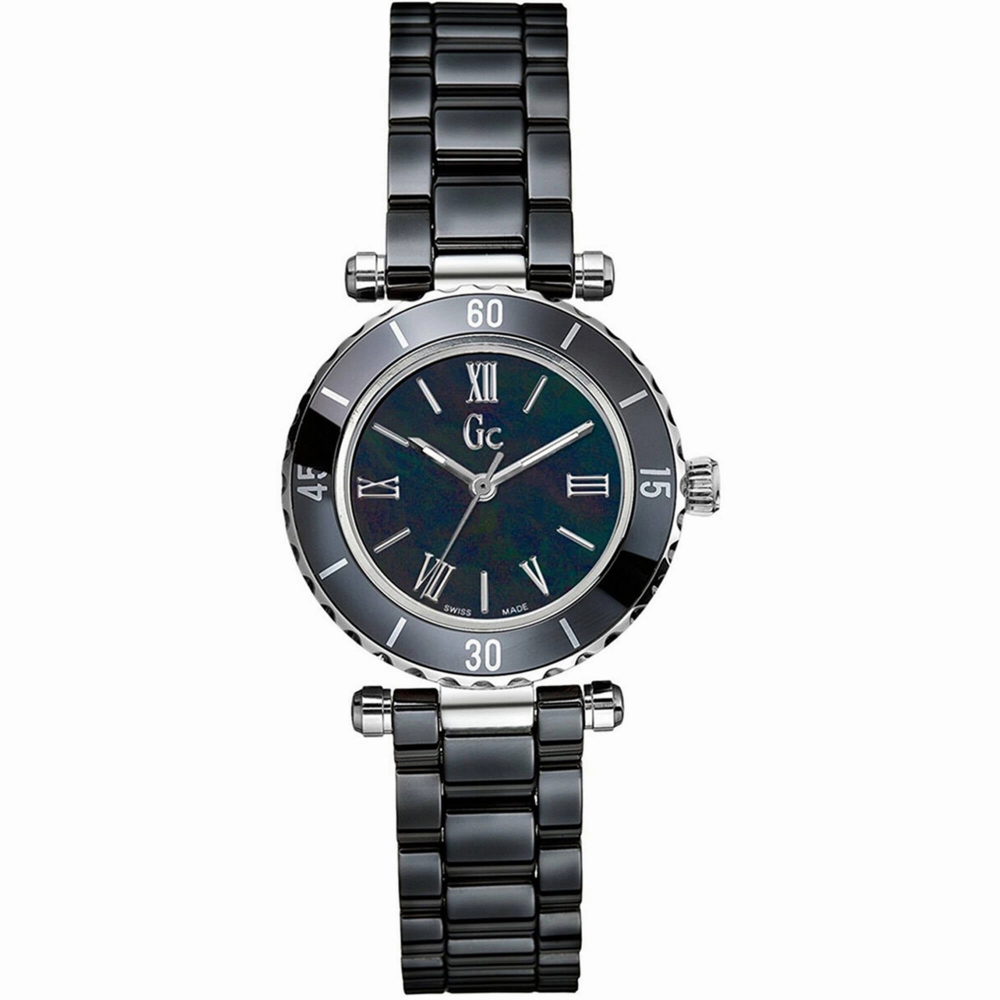 Guess Women's Watch - Mini Chic Quartz Black Mop Dial Black Bracelet | X70012L2S Luxury Quartz Watch Quartz Watch Sale