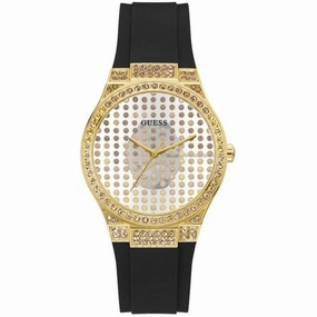 Guess Women's Watch - Radiance Quartz Grey Dial Silicone Rubber Strap | GW0482L1 Luxury Quartz Watch Quartz Watch Sale
