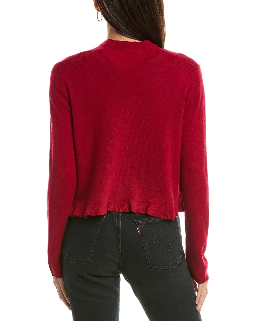 Hannah Rose Divine Ruffle Cashmere Bolero