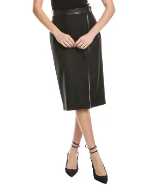 Hugo Boss Vepuro Wool Pencil Skirt