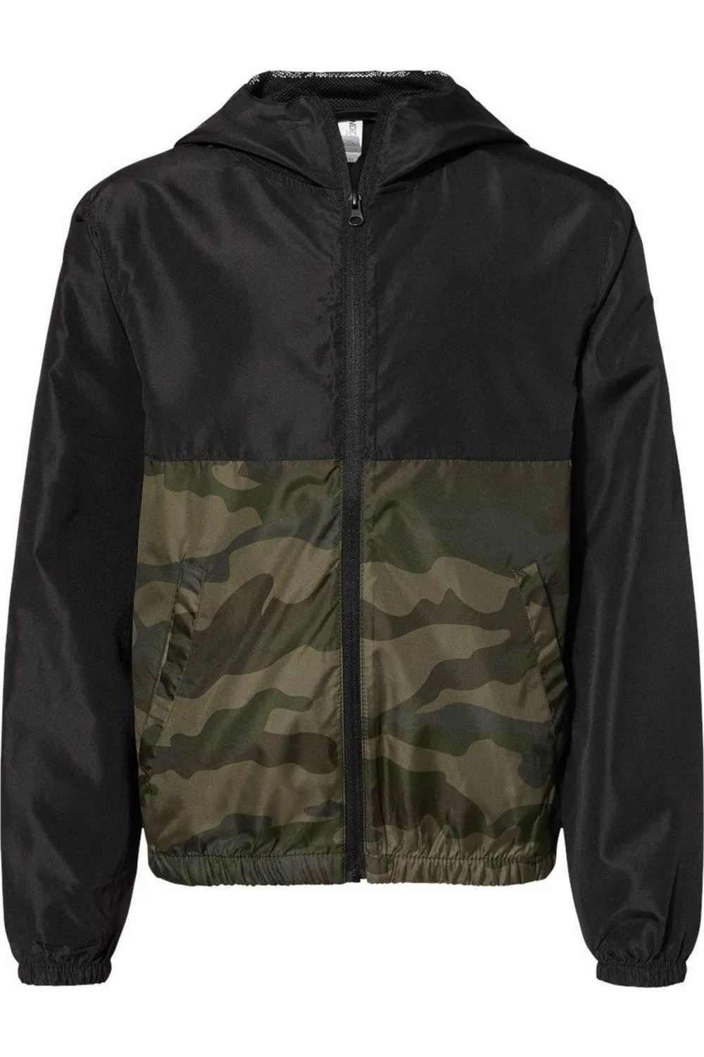 Independent Trading Co. Youth Lightweight Windbreaker Full-Zip Jacket