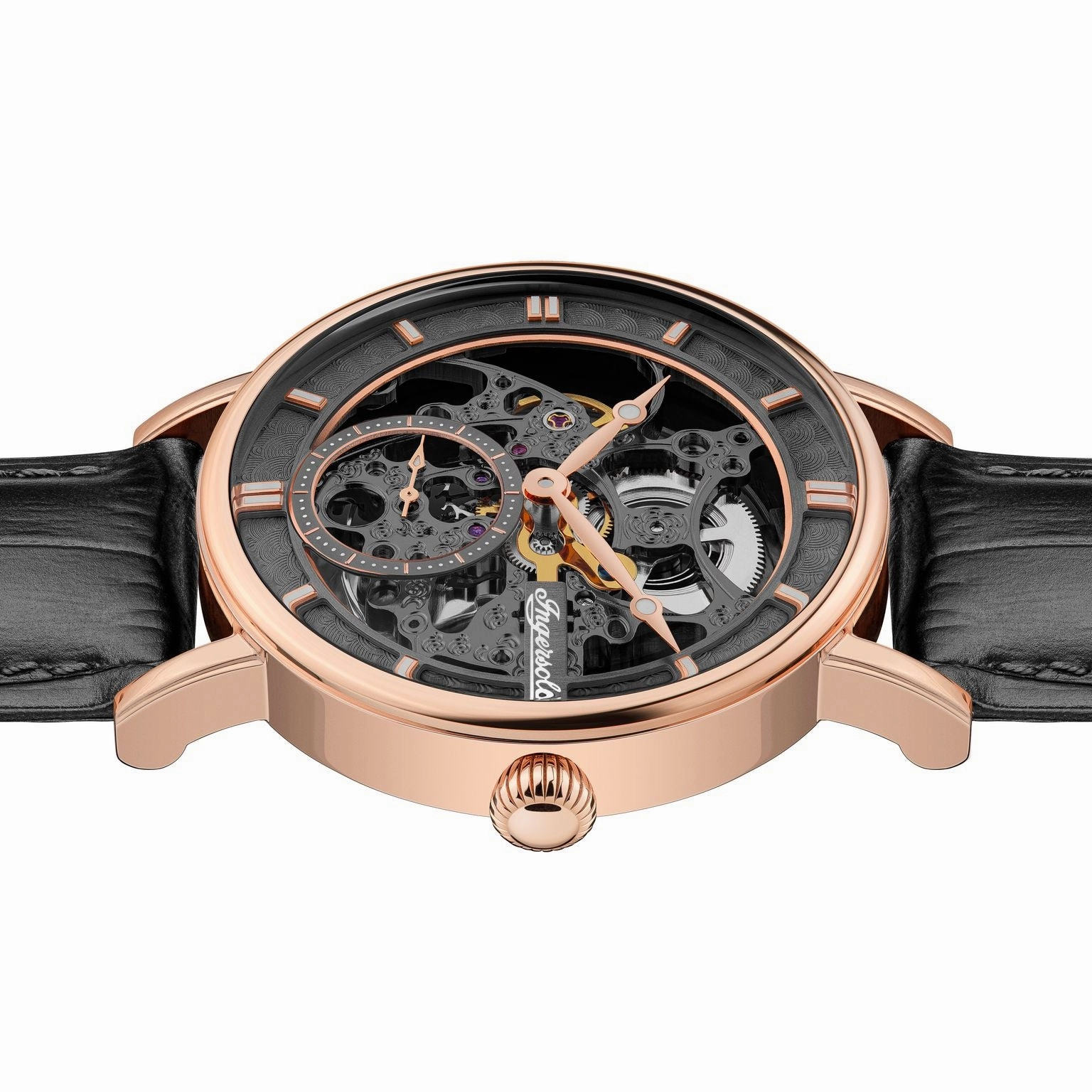 Ingersoll Herald Automatic Skeleton Black Watch