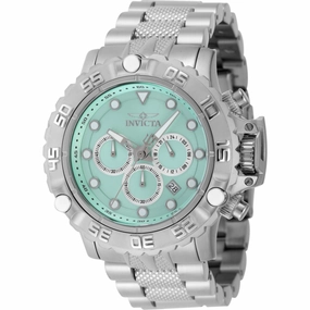 Invicta Men's Chrono Watch - Subaqua Turquoise and Silver Tone Dial Bracelet | 47181 Luxury Quartz Watch Quartz Watch Sale