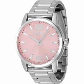 Invicta Men's Watch - Celestial Pink Dial Silver Stainless Steel Bracelet | 48497 
