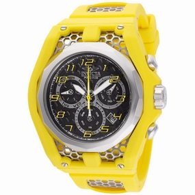 Invicta Men's Watch - Invicta Racing Chronograph Yellow, Silver Tone Strap | 47206 