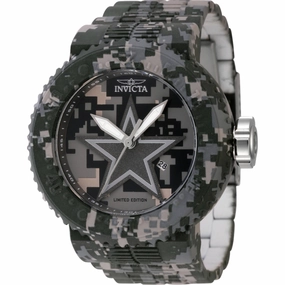 Invicta Men's Watch - NFL Dallas Cowboys Quartz Aqua Plated Steel Bracelet | 45092 men's watches best men's watches under $500 affordable men's watches men watches classic