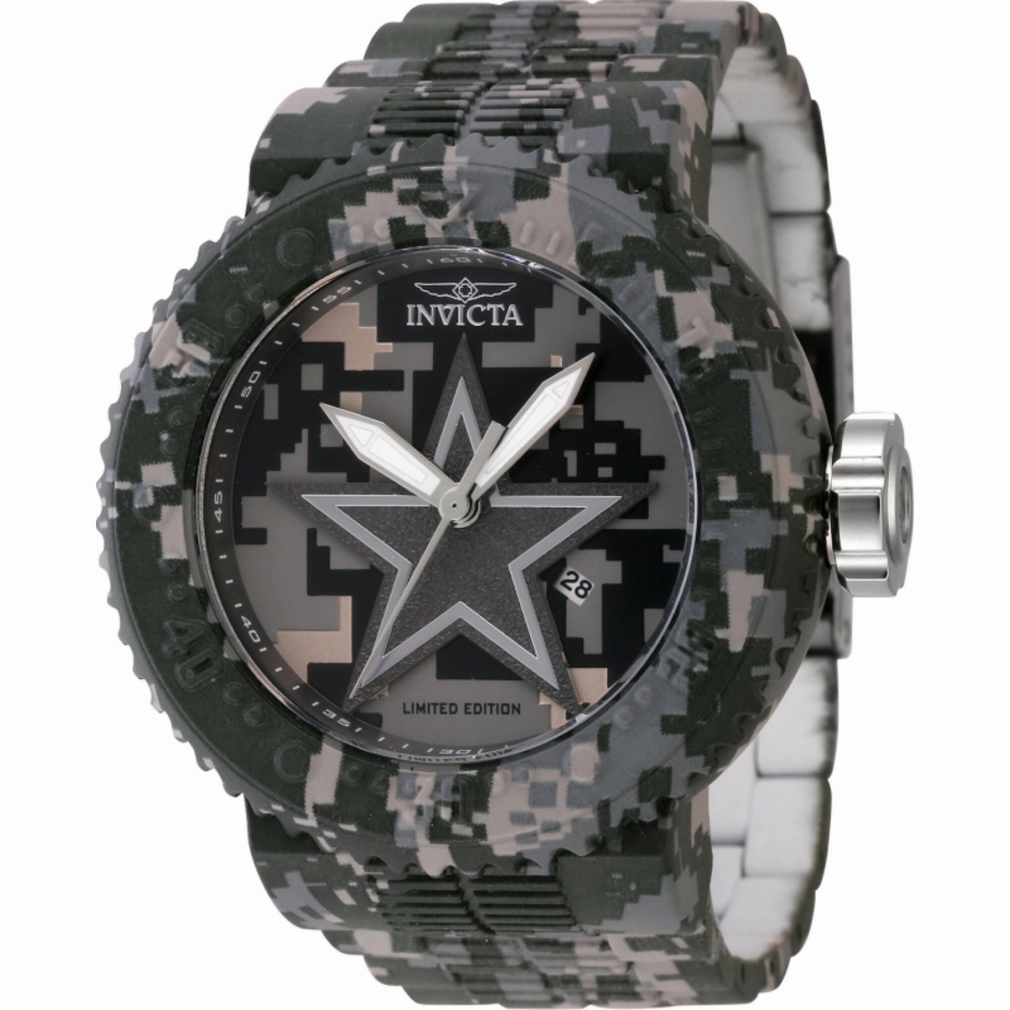 Invicta Men's Watch - NFL Dallas Cowboys Quartz Aqua Plated Steel Bracelet | 45092 men's watches best men's watches under $500 affordable men's watches men watches classic