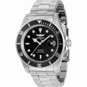 Invicta Men's Watch - Pro Diver Automatic Black Dial Silver Tone Bracelet | 8926OBXL,automatic watch,automatic watches for men,automatic watches for women,luxury automatic watch,minimalist automatic watch,dress automatic watch,vintage automatic watch,auto