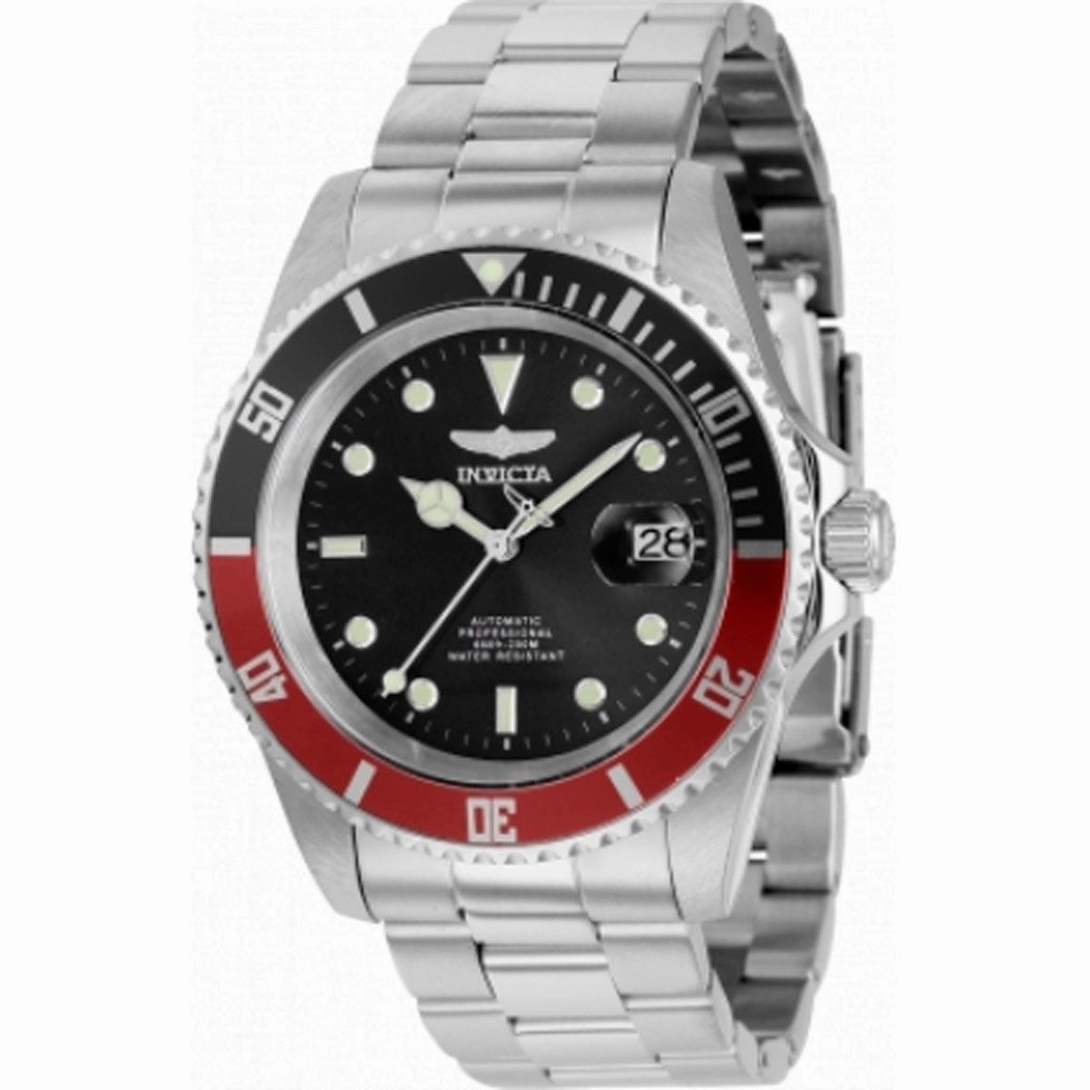 Invicta Men's Watch - Pro Diver Automatic Black Dial Silver Tone Bracelet | 9403OBXL,automatic watch,automatic watches for men,automatic watches for women,luxury automatic watch,minimalist automatic watch,dress automatic watch,vintage automatic watch,auto