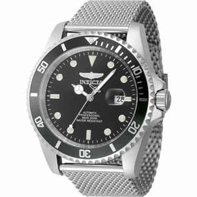 Invicta Men's Watch - Pro Diver Automatic Black Dial Stainless Steel Bracelet | 47964,automatic watch,automatic watches for men,automatic watches for women,luxury automatic watch,minimalist automatic watch,dress automatic watch,vintage automatic watch,aut