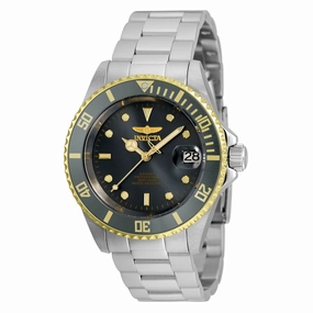 Invicta Men's Watch - Pro Diver Grey Dial Silver Stainless Steel Bracelet | 35847,automatic watch,automatic watches for men,automatic watches for women,luxury automatic watch,minimalist automatic watch,dress automatic watch,vintage automatic watch,automat