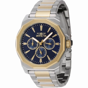 Invicta Men's Watch - Speedway Blue Dial Two Tone Stainless Steel Bracelet | 46848 men's watches best men's watches under $500 affordable men's watches men watches classic