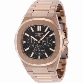 Invicta Men's Watch - Speedway Quartz Brown Dial Rose Gold Steel Bracelet | 48524 