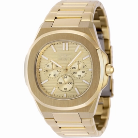 Invicta Men's Watch - Speedway Quartz Day-Date Gold Tone Dial Bracelet | 48525 men's watches best men's watches under $500 affordable men's watches men watches classic