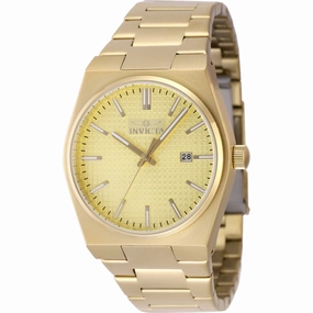Invicta Men's Watch - Speedway Quartz Gold Tone Dial Stainless Steel Bracelet | 48398 men's watches best men's watches under $500 affordable men's watches men watches classic